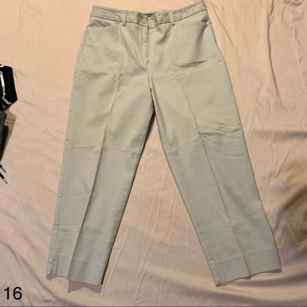 Ann Taylor Beige Crop dress pants